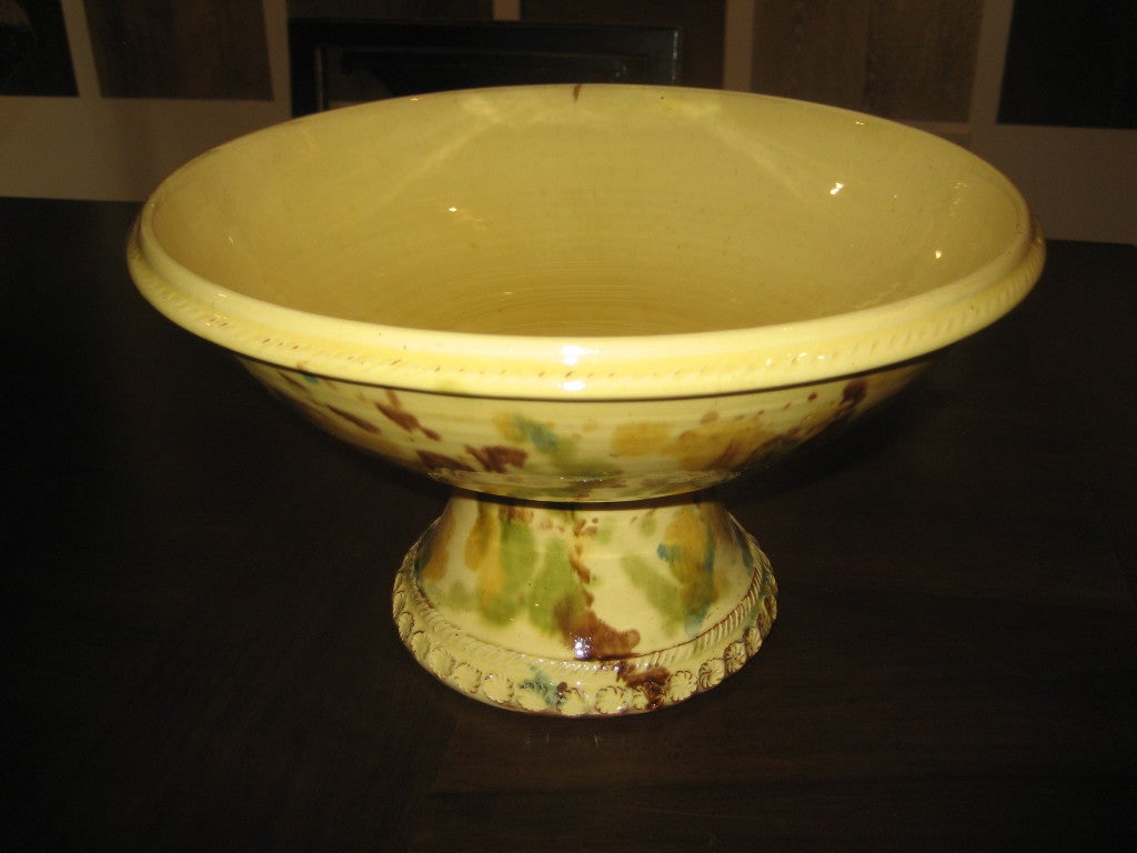 Beautiful footed bowl from France