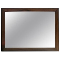 Mirror With Painted Black Frame