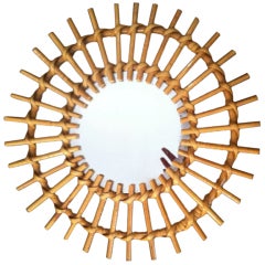 Wicker Mirror