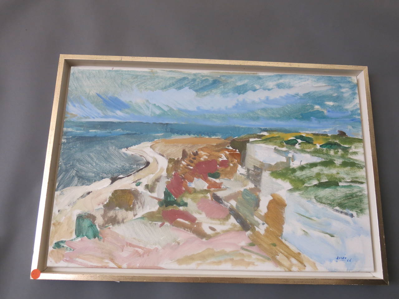 Vintage Mid Century Seascape Painting