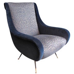 Newly Reupholstered Lounge Chair by Marco Zanuso