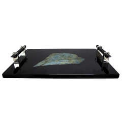 Labradorite Embedded Tray by Michael Laut