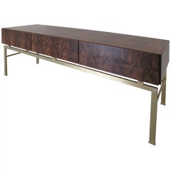 Swiss 1950's Palisader Console on Brass Base