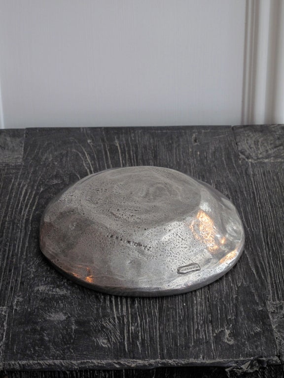 Pewter Concentric Circle Dish by Patrick Meyer