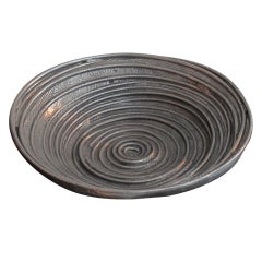 Pewter Concentric Circle Dish by Patrick Meyer