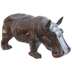 1950's Italian Ceramic Hippo