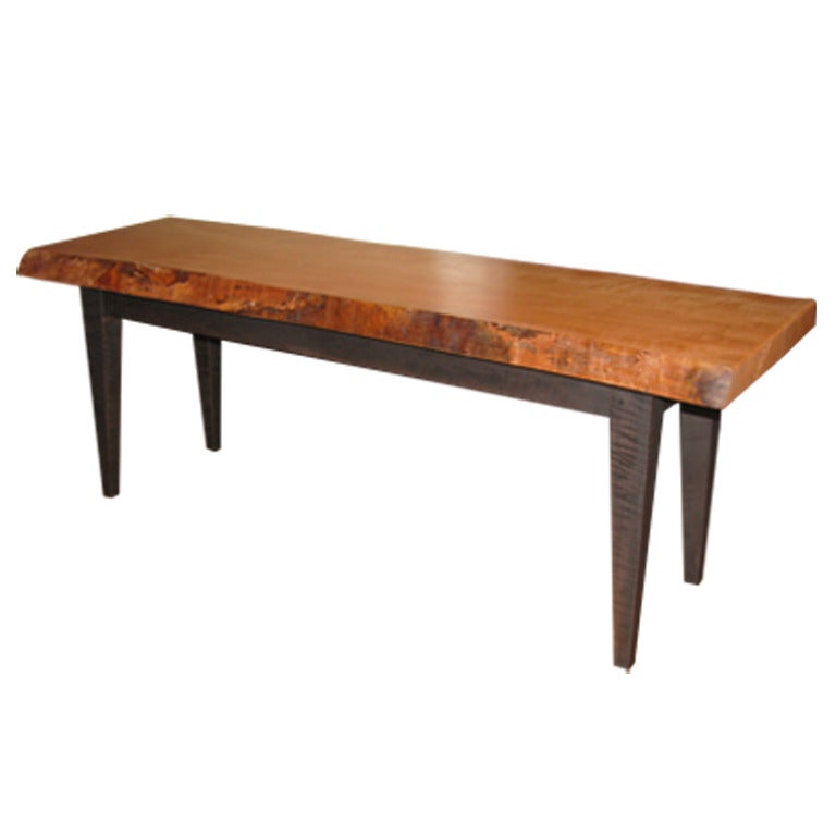 Swiss Pear Wood Coffee Table For Sale