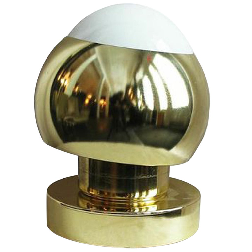 1970s Brass Eyeball Lamp