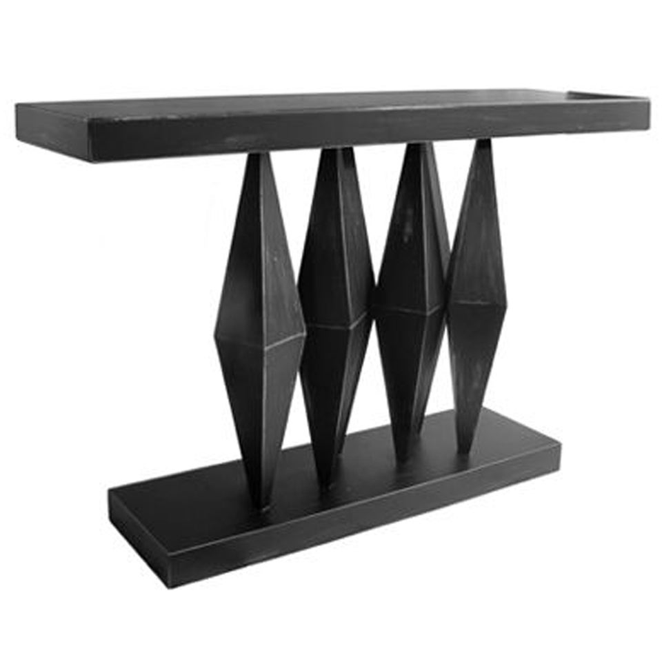 Blackened Steel Console