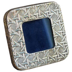 Small Vintage Dior Silver Plated Picture Frame