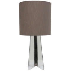 Vintage Lucite and Chrome Table Lamp Vintage Lucite and Chrome Table Lamp