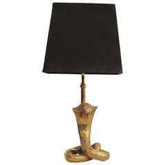 1970
s Bronze Cobra Table lamp 1970
s Bronze Cobra Table lamp