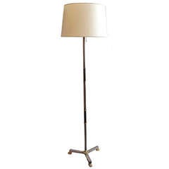 Maison Jansen Style Fluted Column Floor Lamp