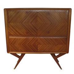 Italian Walnut Bar Cabinet Italian Walnut Bar Cabinet