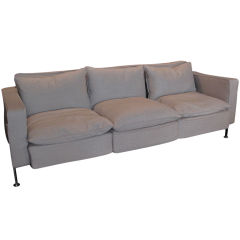 Robert Haussman for Stendig Chrome Frame Sofa