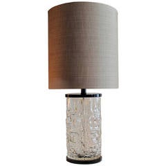 1970s Murano Glass Table Lamp