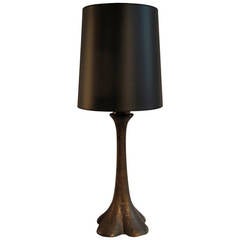 1960s Cast Bronze Table Lamp