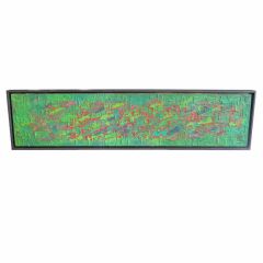 Abstract Rectangular Painting, Bright Green