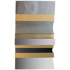 1976 Curtis Jere Mixed Metal Wall Sculpture