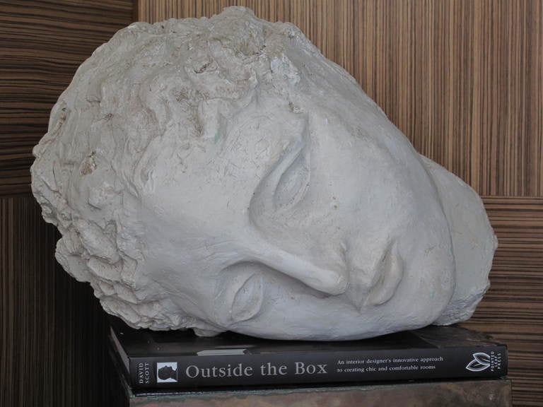 Monumental Plaster Head of a Man