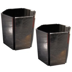 Pair of Octagonal Pace Collection Side Tables