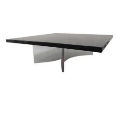 1970
s Italian Acerbis Black Coffee Table