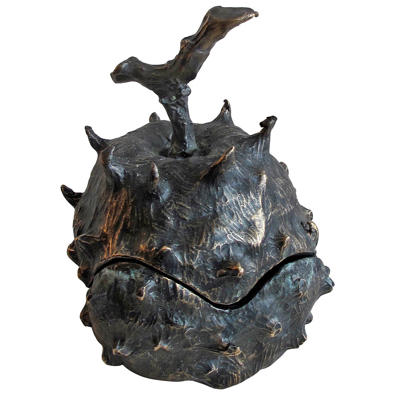 "Throned Apple" Bronze Box