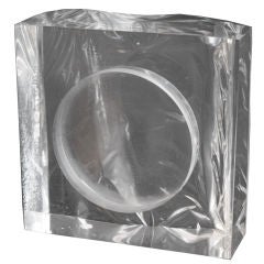 Vintage Lucite Photo Frame