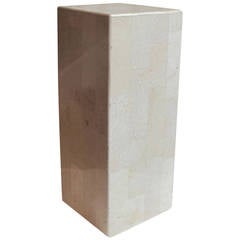 1970's Small Marble Veneer Pedestal