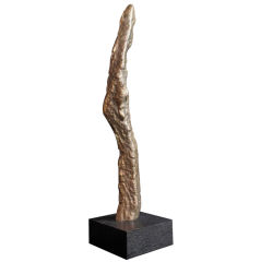 1970
s French Abstract Bronze Sculpture