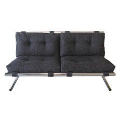 1970
s American Tubular Chrome Frame Sofa 1970
s American Tubular Chrome Frame Sofa