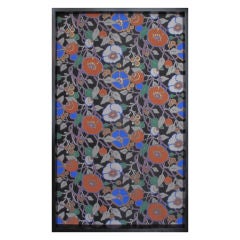 Framed 19th Century Wallpaper Panel - In Bloom
