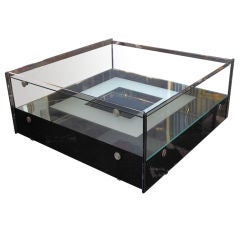 Vintage 1960's Italian Illuminated Coffee Table by Alberto Rosselli