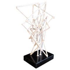 1970
s French Welded Rod Tower Sculpture