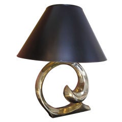 Brass Lamp in the Style of Pierre Cardin