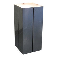 1970's Illuminated Chrome Pedestal
