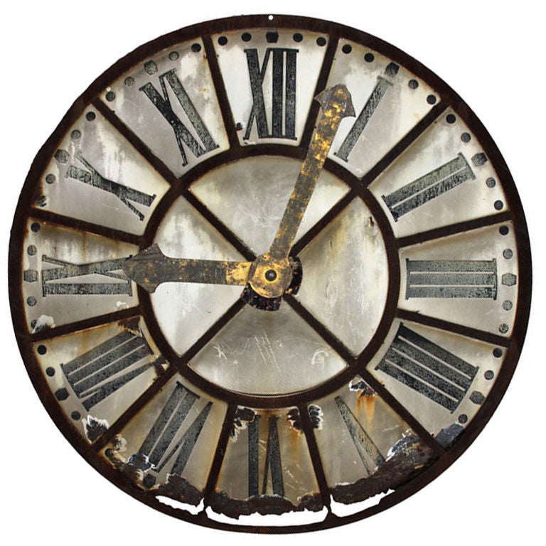 French Tower Clock Face