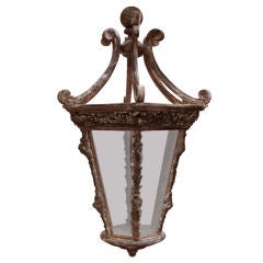 French Wood Lantern