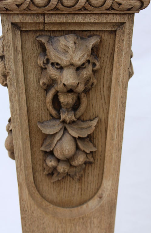 Carved Wood Pedestal