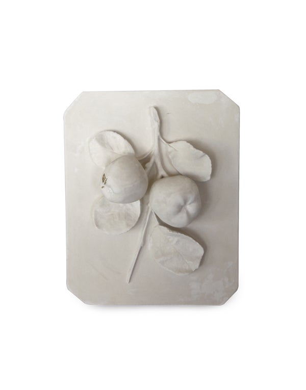 Vintage Plaster Fruit Relief