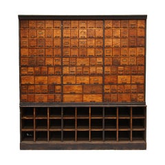 Antique Industrial Cabinet