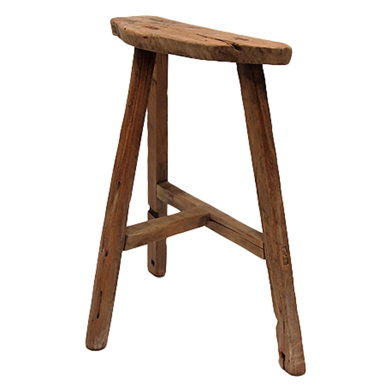 Antique French Milking Stools at 1stdibs