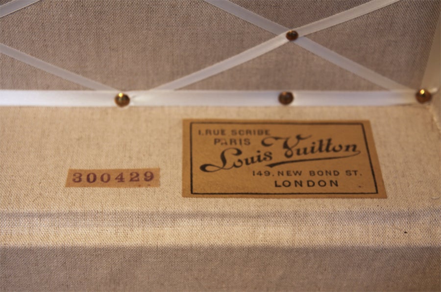 Vintage Louis Vuitton Steamer Trunk For Sale 2