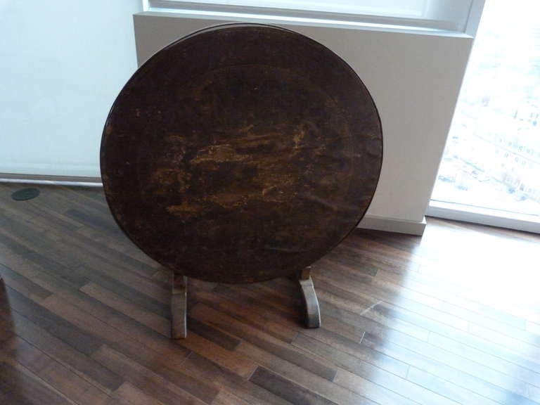 French Tilt Top Wine Table For Sale
