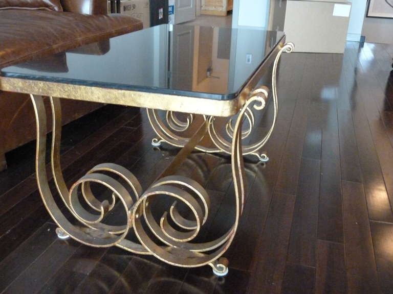 Mid-Century Modern French Coffee Table In Good Condition For Sale In Corona Del Mar, CA