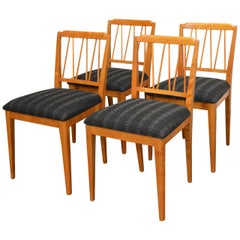 Set of Four Swedish Art Moderne Dining Chairs