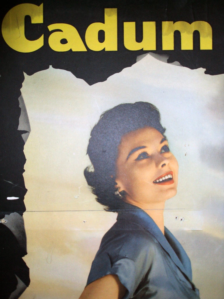 Rare Swedish marketing poster advertising Cadum - 