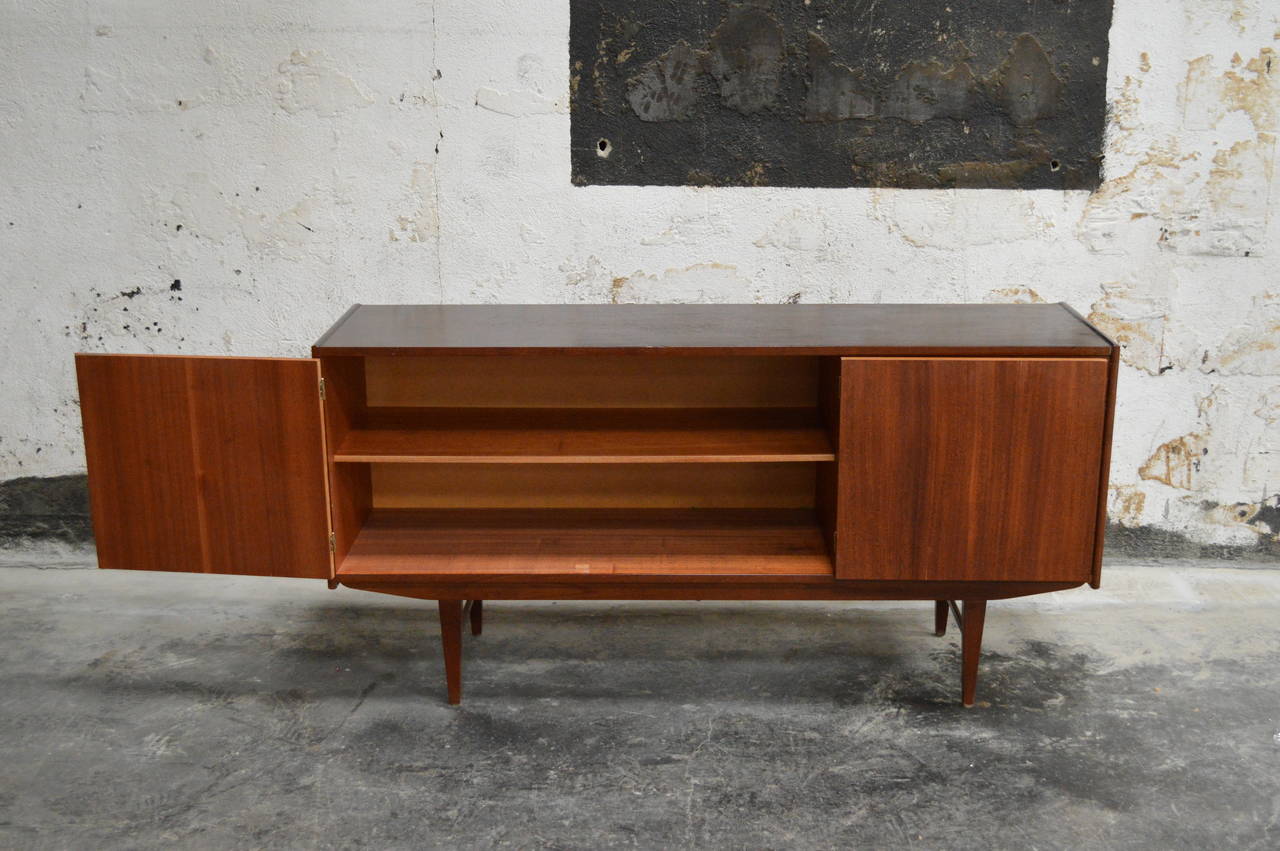 Swedish Mid-Century Modern Teak Credenza In Excellent Condition In Atlanta, GA