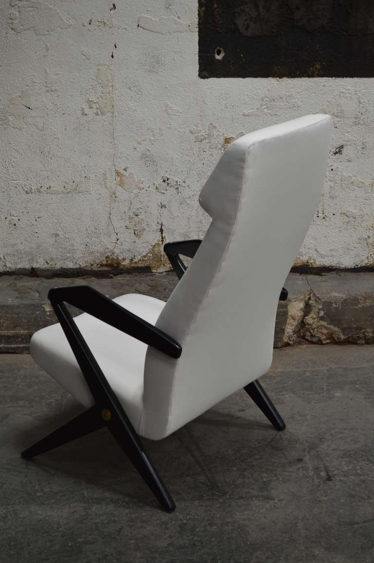Mid-20th Century Swedish Mid-Century High Back Lounge Chair by Bengt Ruda - COM Ready For Sale
