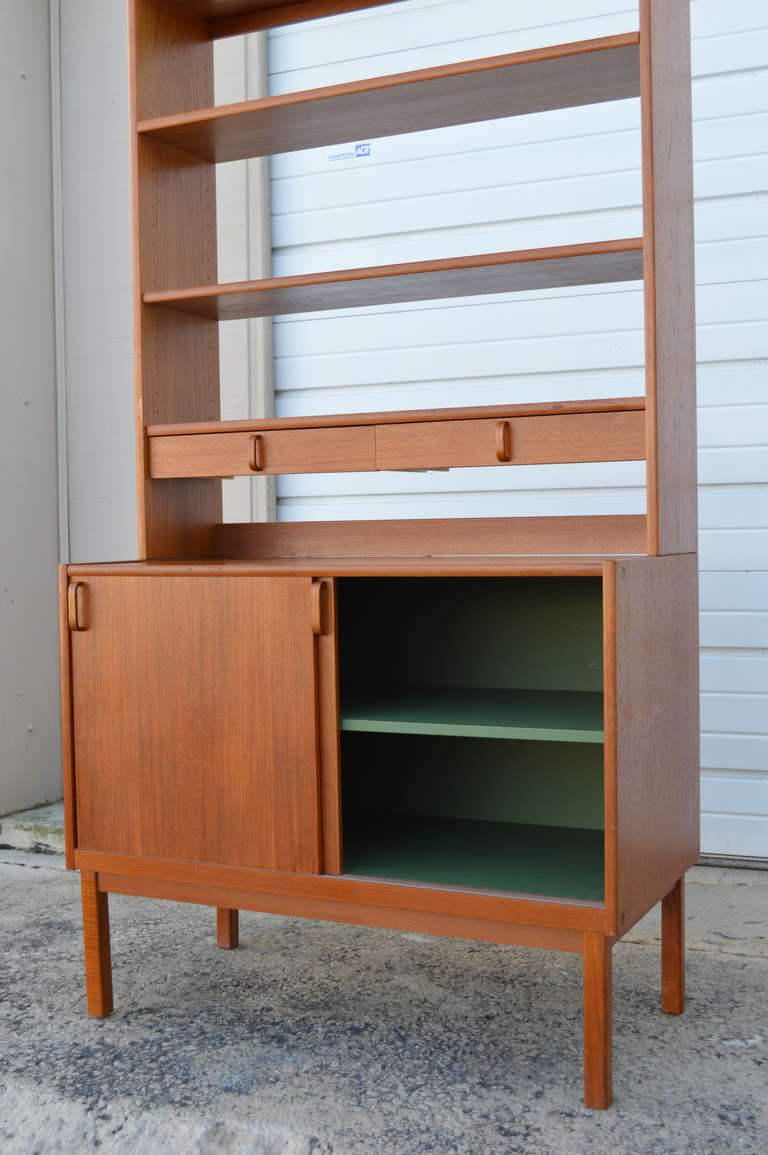 Mid-20th Century Swedish Mid-Century Modern Teak Storage Bookcase by Bodafors
